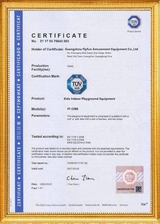 TUV-commercial indoor soft play TUV-commercial indoor soft play